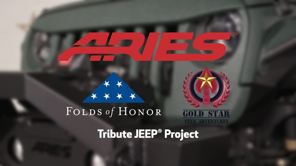 Folds of Honor & Gold Star Teen Adventures Jeep Build | ARIES Automotive
